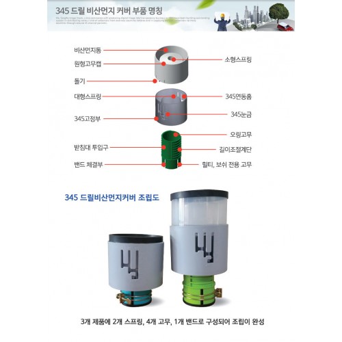345드릴비산먼지커버